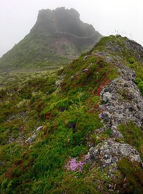 Volcanic vent on the way to Pico summit